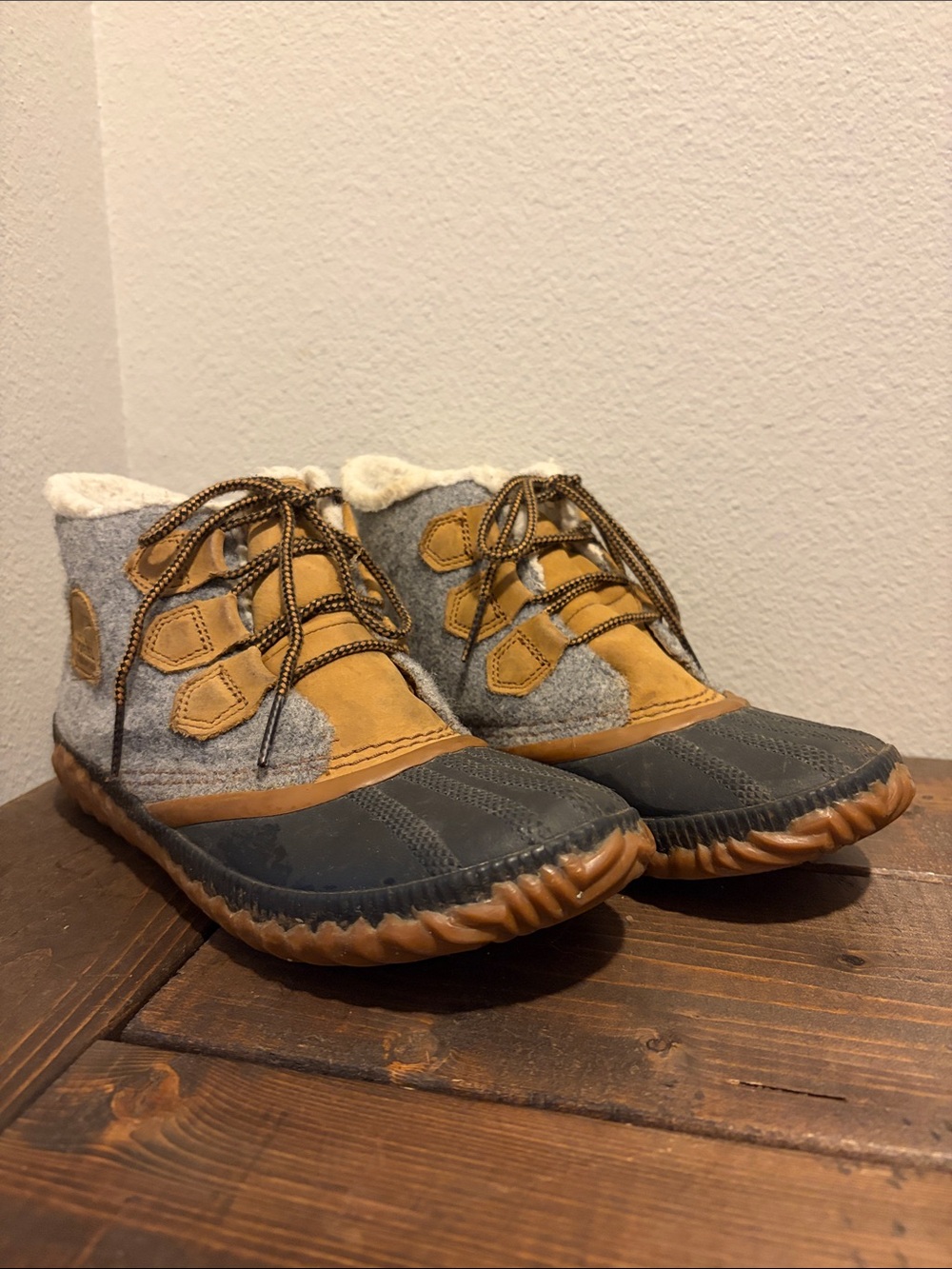 Sorel Women’s Out ‘N About Plus Waterproof Felt Boots in Quarry